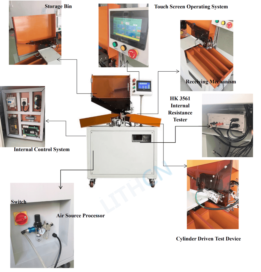 lithium ion battery sorting machine