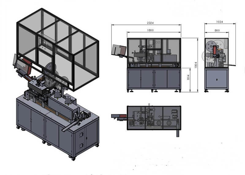 PVC shrinking machine