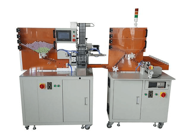 Battery labeling machine